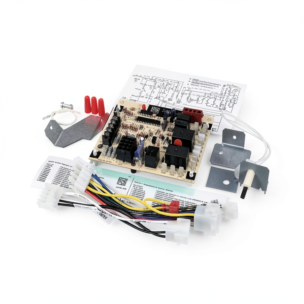 Lennox Ignition Control Unit installed in a commercial kitchen appliance