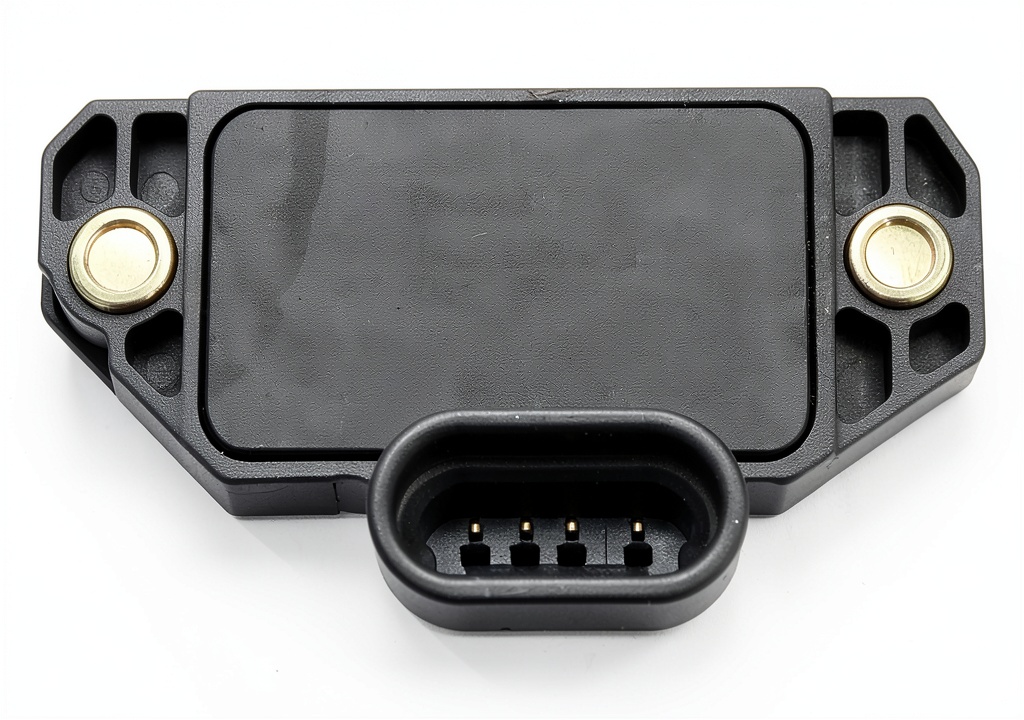 Installing Delphi Ignition Control Module Painted Design on a wooden workbench