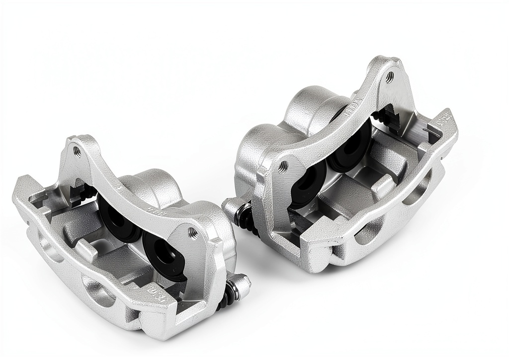 A-Premium brake caliper installed on a Ford Explorer front wheel