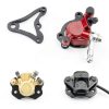 SHIQINHA Mini Bike Hydraulic Brake Caliper Bracket Kit Alloy Steel-2