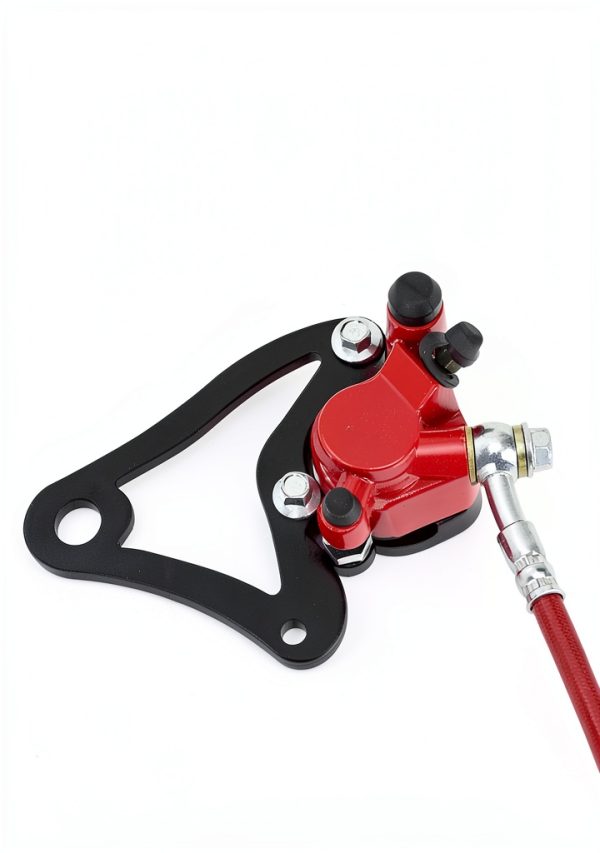 SHIQINHA Mini Bike Hydraulic Brake Caliper Bracket Kit Alloy Steel-5