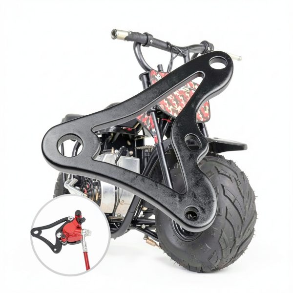 SHIQINHA Mini Bike Hydraulic Brake Caliper Bracket Kit Alloy Steel-4