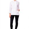 Chef Works Marrakesh V-Series Women's Chef Coat White-1