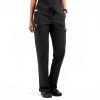 ChefUniforms Women's Performance Stretch Chef Pant 11 Pockets Black-2