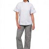 Mercer Culinary Genesis Chef Cargo Pant Hounds Tooth M Black White-10