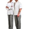 Mercer Culinary Genesis Chef Cargo Pant Hounds Tooth M Black White-6