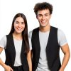 Unisex Vest Made in USA Rexzo No Pocket No Buttons Multiple Colors-6
