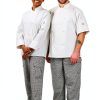 Mercer Culinary Genesis Chef Cargo Pant Hounds Tooth M Black White-5