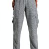Mercer Culinary Genesis Chef Cargo Pant Hounds Tooth M Black White-0