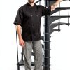 Mercer Culinary Genesis Chef Cargo Pant Hounds Tooth M Black White-9