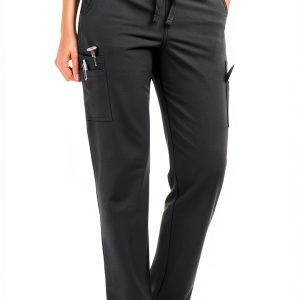 ChefUniforms Women's Performance Stretch Chef Pant 11 Pockets Black-0