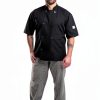 Mercer Culinary Genesis Chef Cargo Pant Hounds Tooth M Black White-7