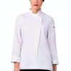 Chef Works Marrakesh V-Series Women's Chef Coat White-0