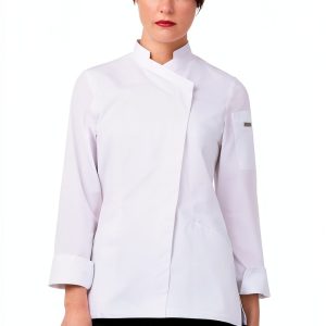 Chef Works Marrakesh V-Series Women's Chef Coat White-0