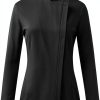 Ubon Women's Chef Coat Side Mesh Vent Zipper Jacket-0
