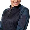 Chef Works women's Tulum Chef Coat - Grey Medium, Kitchen Jacket-2