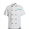 Custom Chef Coat Personalized Unisex Jacket with Name Logo - CC-251013-3