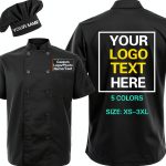 Custom Chef Coat Personalized Unisex Jacket with Name Logo - CC-251013-0
