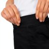 Chef Works Women's Lightweight Slim Chef Pants Black-4