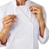 Chef Works Women's Sofia Chef Coat - Lightweight Fine-Twill, White-4