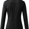 Ubon Women's Chef Coat Side Mesh Vent Zipper Jacket-2