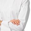 Chef Works Women's Sofia Chef Coat - Lightweight Fine-Twill, White-3