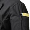 Ubon Women's Chef Coat Side Mesh Vent Zipper Jacket-6
