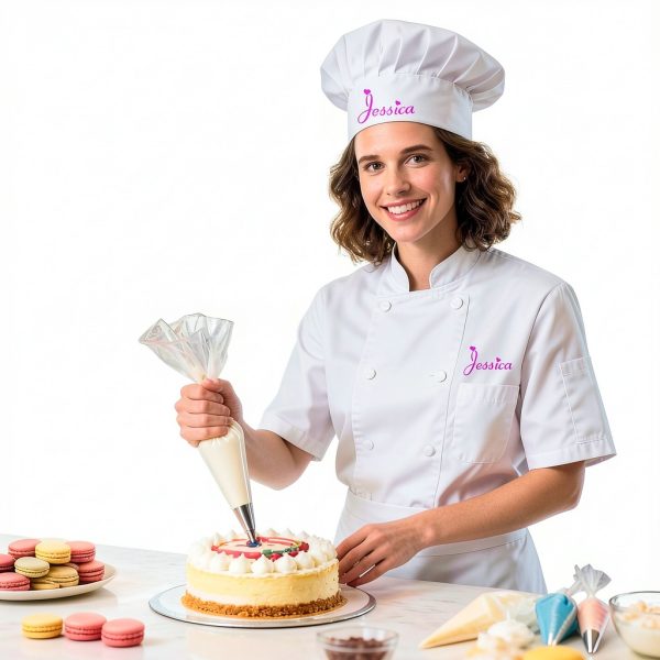 Custom Chef Coat Personalized Unisex Jacket with Name Logo - CC-251013-5