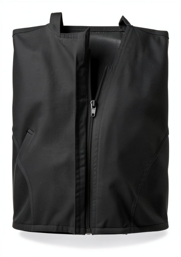 Ubon Women's Chef Coat Side Mesh Vent Zipper Jacket-5